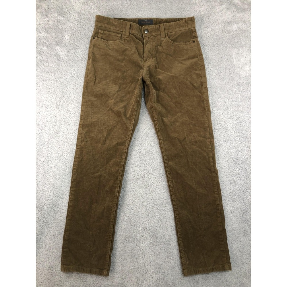 Legacy Copper & Oak Pants Mens 35x31 (Tag 34x32) Brown Corduroy Straight